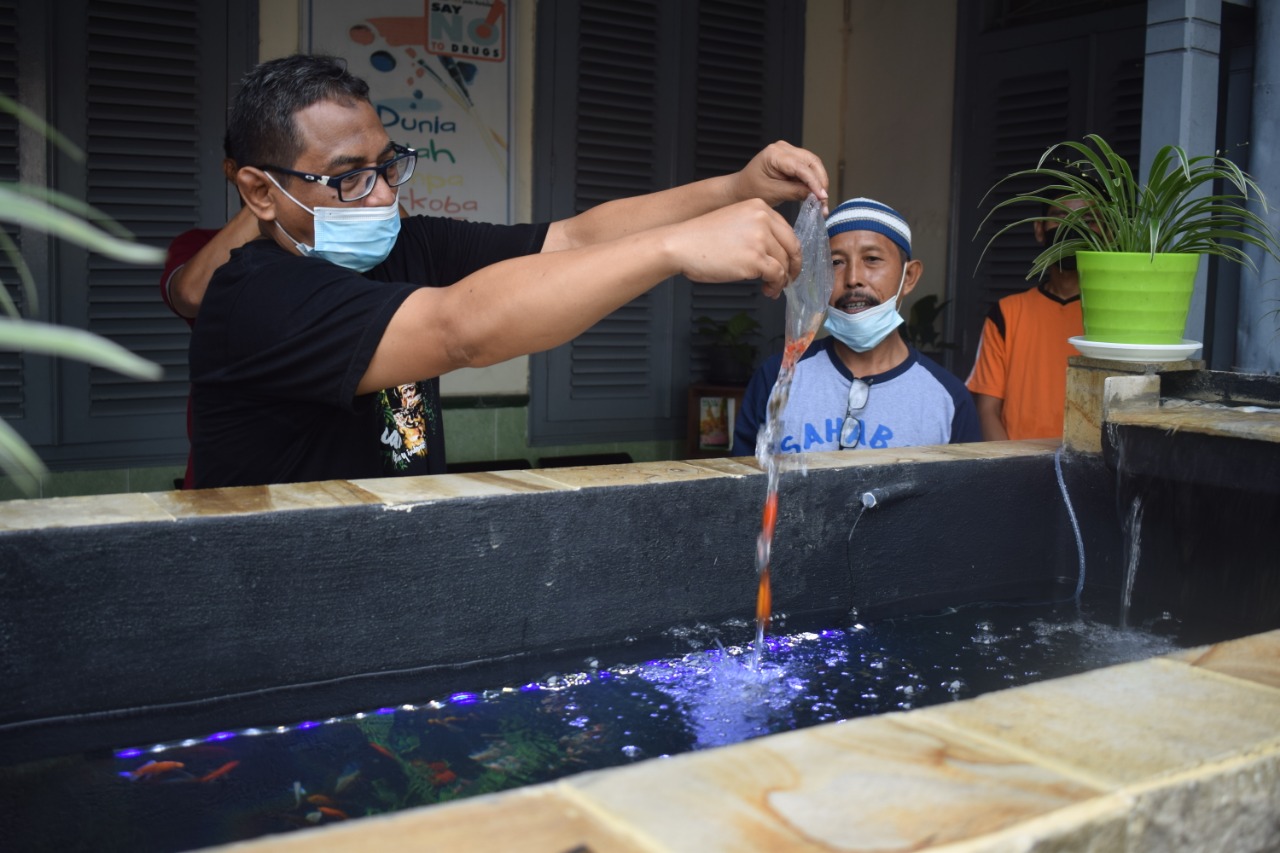 Peresmian Aquarium Sekolah