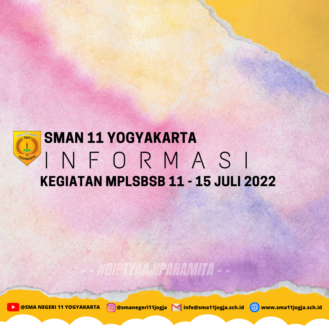 Info Masa Pengenalan Lingkungan Sekolah Bagi siswa Baru (MPLSBSB)